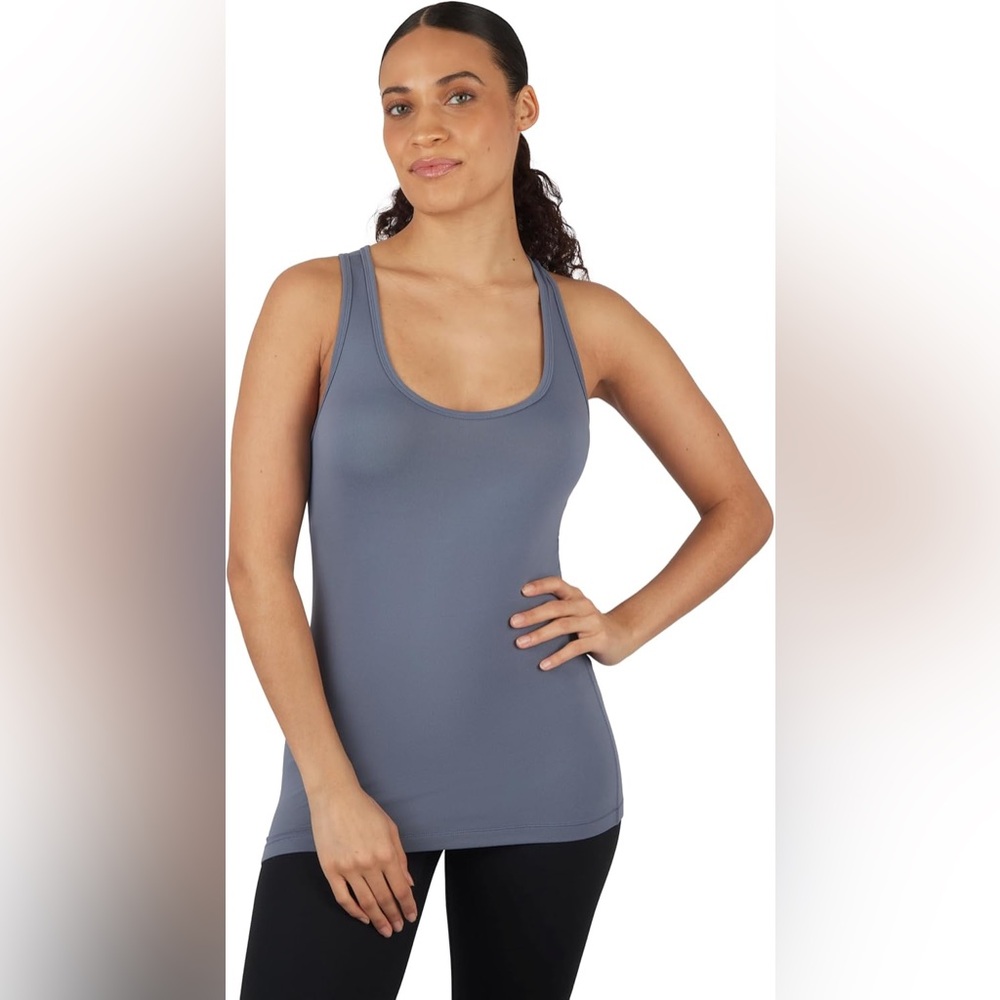 90‎ Degree By Reflex- Gray Tank Top Size XL